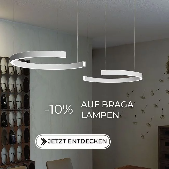 -10% auf Lampen von Braga